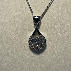 CZ Teardrop Women's Necklace NEW